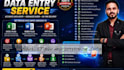excel data entry cleaning editing typing