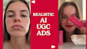 create hyper realistic ai ugc influencer ads and ai ugc spokesperson videos