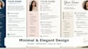 design a professional CV resume in canva