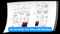 draft building construction and structural plans