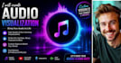 create stunning audio visualizer, music visualizer or audio spectrum video