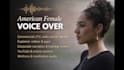 record a professional, authentic american female voice over