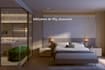 create photorealistic bedroom interior 3d rendering