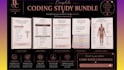 aesthetic medical coding study guides and him printables