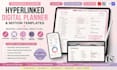 create a hyperlinked digital planner, etsy digital planner, adhd notion template