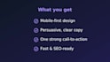 build your landing page