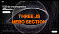 create an interactive 3d hero section for your website