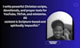 write christian prayer and spiritual warfare scripts