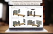 design 3d colour assembly manuals for DIY flatpack furniture