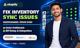 fix shopify inventory sync multichannel stock sync order fulfillment api setup