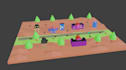 creat low poly 3d model
