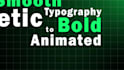professionally animate your text using after effects