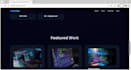 build 1 page landing page in HTML CSS js
