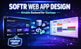 design softr web app with airtable backend for startups