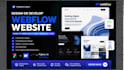 design or develop webflow website design, figma to webflow website development