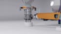 create 3d plastic extrusion machine and manufacturing animation
