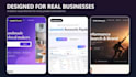 design a premium startup website UI UX in figma
