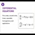 teach differential equations, geometry and trignometry
