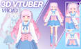 create a custom 3d vtuber vroid anime model with full body rigging
