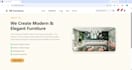 build a modern furniture ecommerce website with admin dashboard