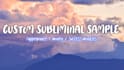 write custom affirmation scripts and create subliminal audio