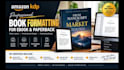 format your ebook and paperback for amazon KDP upload ebook typesetting expert