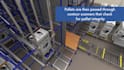 create industrial animation 3d warehouse automation logistic workflow video