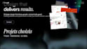 design and develop a cinematic high end interactive website