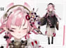draw live2d vtuber model, 2d vtuber model, pngtuber model, live2d vtuber rigging