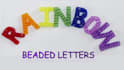 teach you how to create a beaded letter