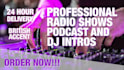 produce a dj intro, podcast or radio intro in 24 hours