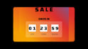 create urgency countdown timer for sale ads and promotion