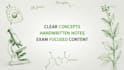 create handwritten biology notes in PDF