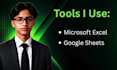 convert PDF to excel and data entry