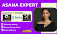 do asana setup monday com setup and trello setup