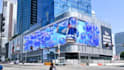create 3d billboard animation and anamorphic cgi advertising
