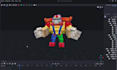 create custom 3d minecraft mobs blockbench 3d model, bosses, textures, animation