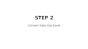 do PDF to excel conversion