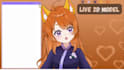 do rigging for vtuber model, live 2d, vtuber background, and vtuber art