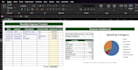 create a professional excel expense tracker with dashboard