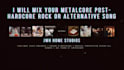 mix your metalcore post hardcore rock or alternative song