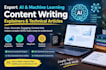 write on ai and machine learning and technical content