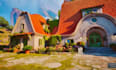 low poly stylized game environment open world map ue5 unity level design 3dasset