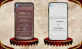 create elegant animated wedding and event invitation videos