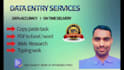 create excel sheet and data entry work