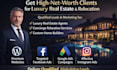 generate luxury real estate concierge relocation home builders leads website