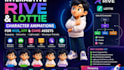 create interactive rive animations lottie character for web, app, game assets