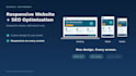 create responsive website with SEO optimization