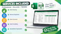 clean , format and organise your excel or CSV data