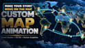 create custom ai 2d 3d map animation video travel route and documentary video